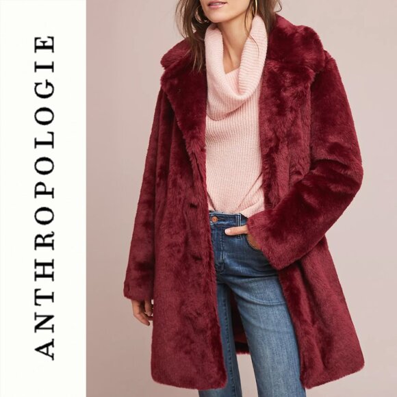 Anthropologie Jackets Coats Anthropologie Tayberry Faux Fur
